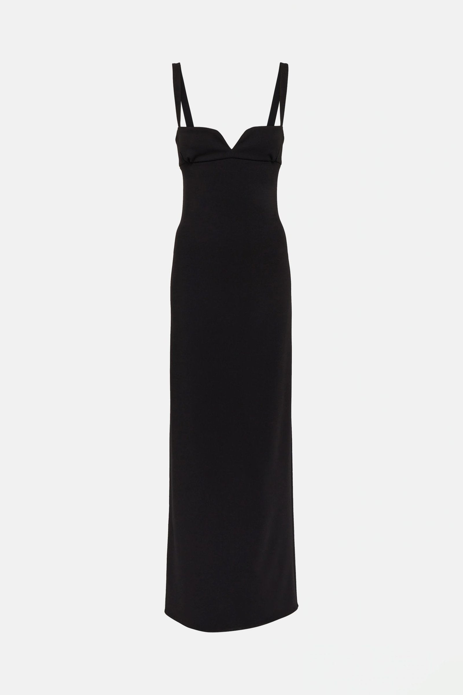 active backless dress Saint Plunge Maxi Dress Black — Maxi Dresses