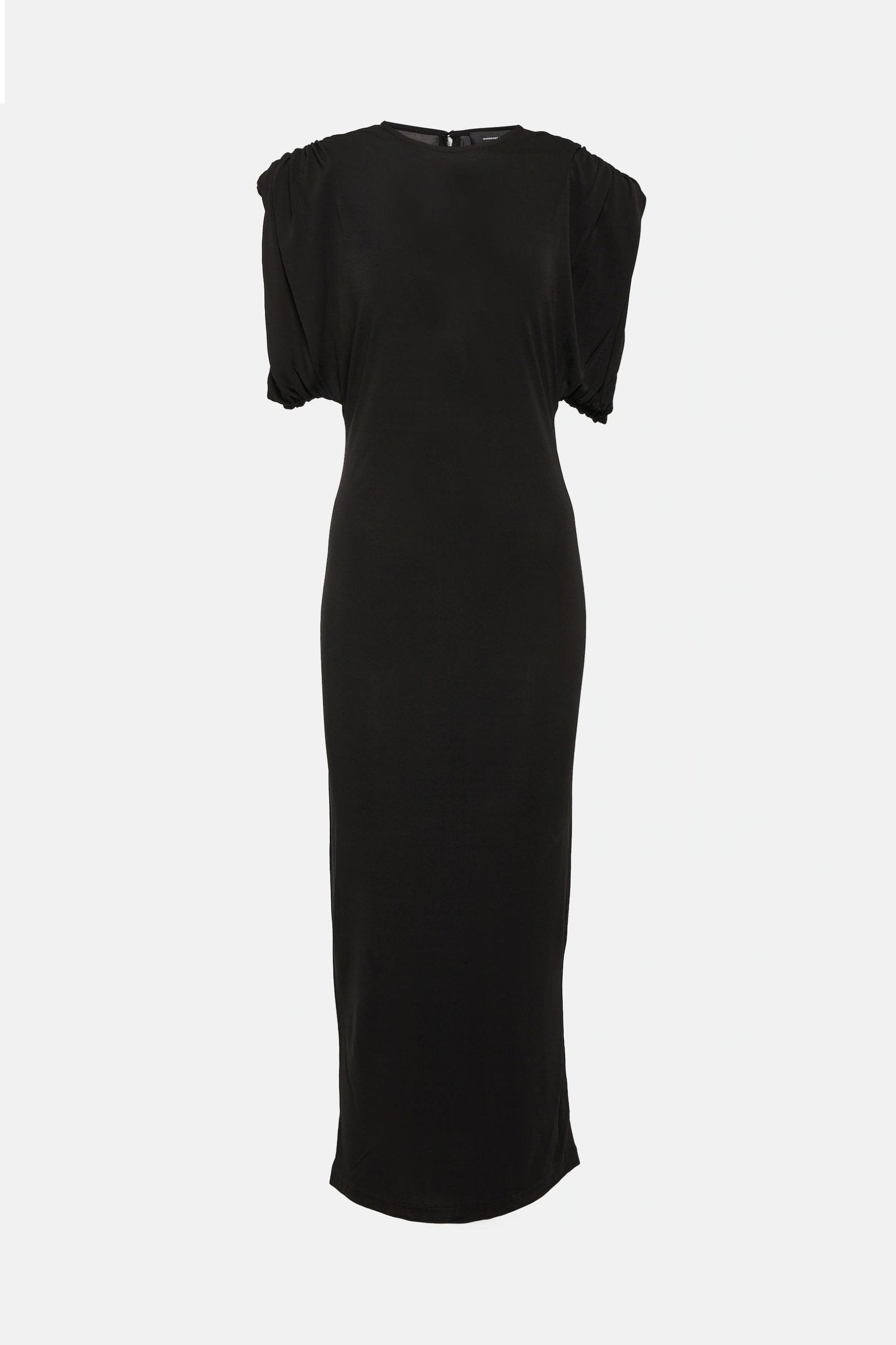 Ruched Jersey Midi Dress — Made in Spain