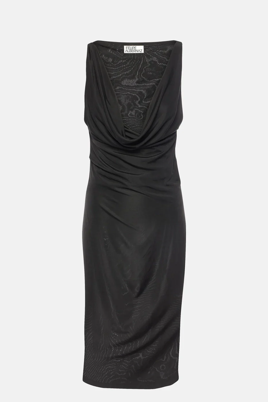 Black Jersey Dress Midi