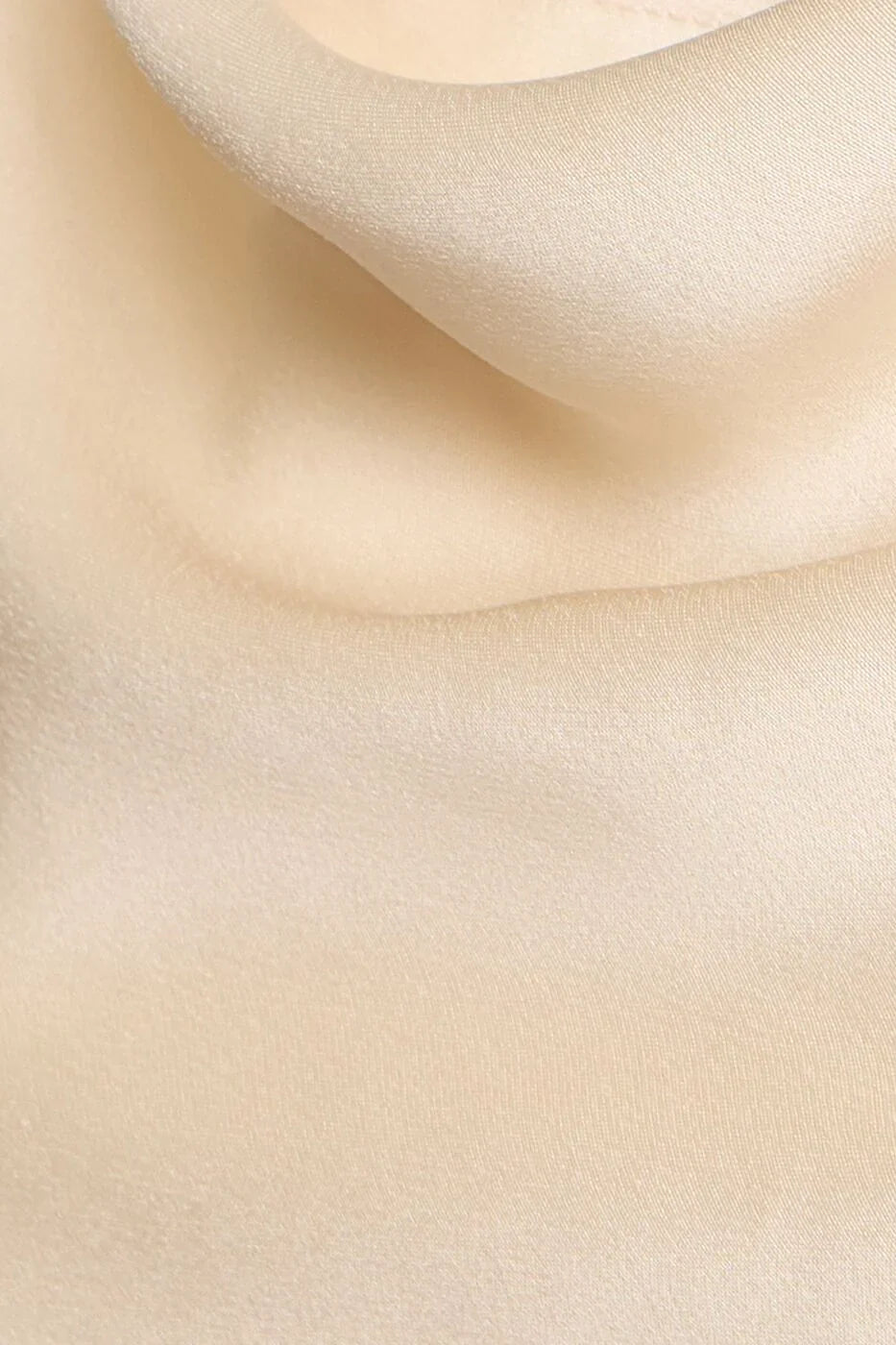 Satin Dress Cowl Neck