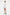 Model wearing white structured mini dress, high neck, long sleeves, front view.