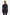 Back view of tailored black suit on model, long blonde hair, white background.