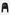 Black leather bomber jacket, front view, minimalist design, elastic cuffs and hem.