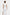 Back view of a white cut-out slit gown on a model with short hair.