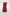 Scarlet mini dress with ruffled shoulder, sleeveless, elegant fitted design, front view.