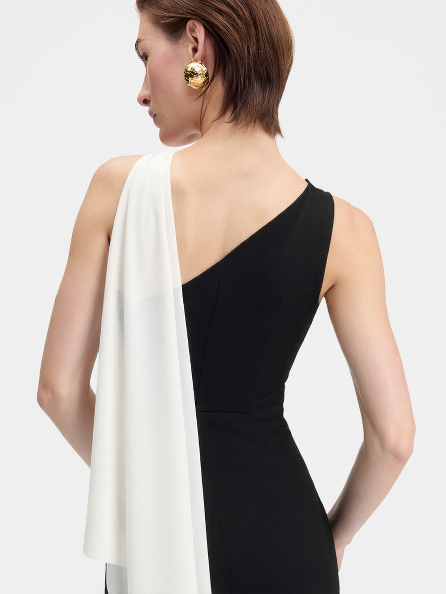 formal dress black white Tie Affair Maxi - Black and tulle are available Black & White Gowns |