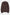 Comfy brown minidress made from organic cotton fleece, perfect for casual outings.
