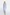 "Luna Satin Shirt Dress in sky blue with a wrap bodice and cascading pleats."