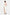 Elegant one-sleeve off-white midi dress for evening events