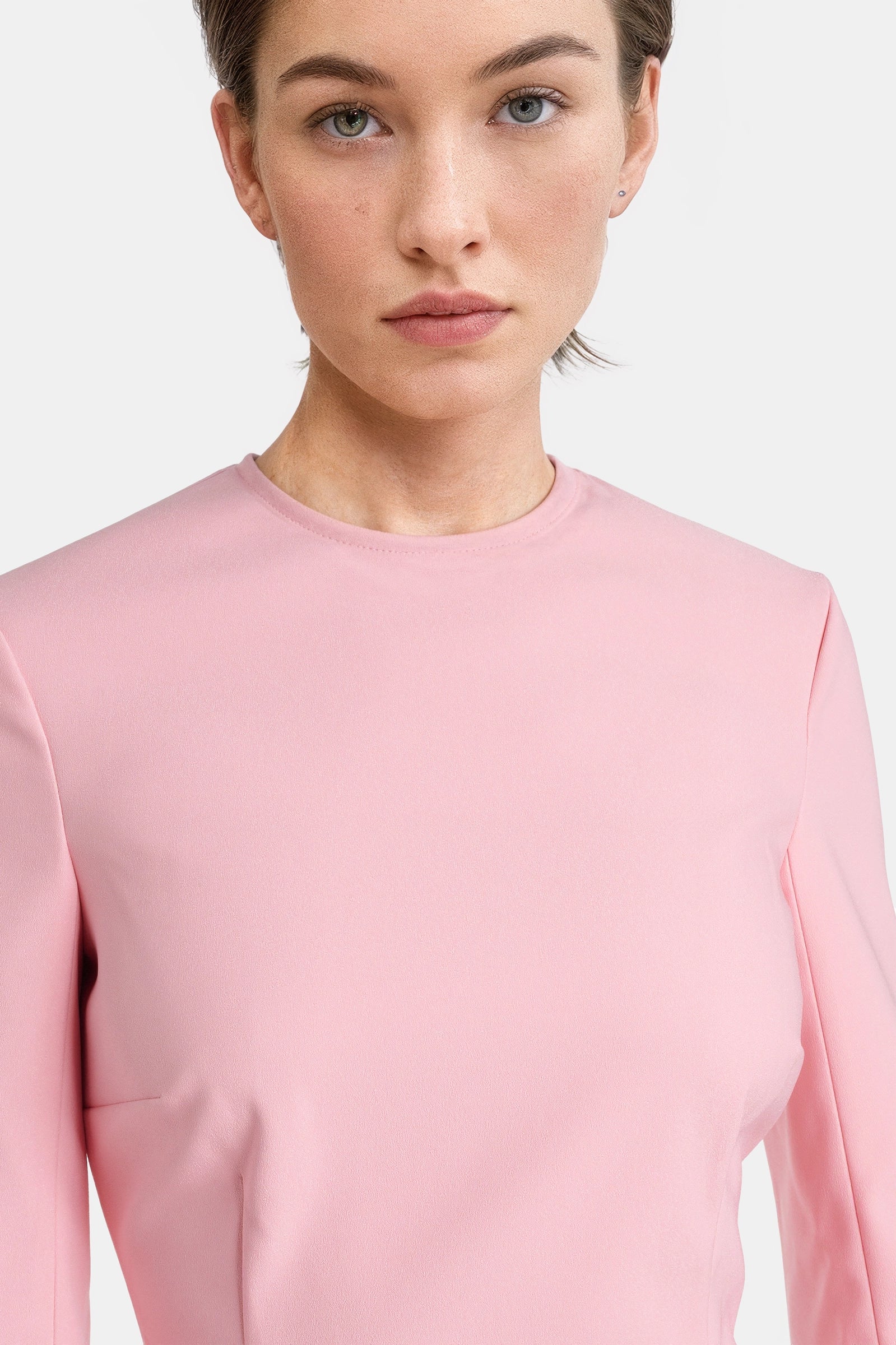 Asymmetric Ruffle Midi Dress