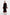 Aura midi dress in burgundy velvet with ostrich feathers on cuffs and hem - Front view Felipe Albernaz