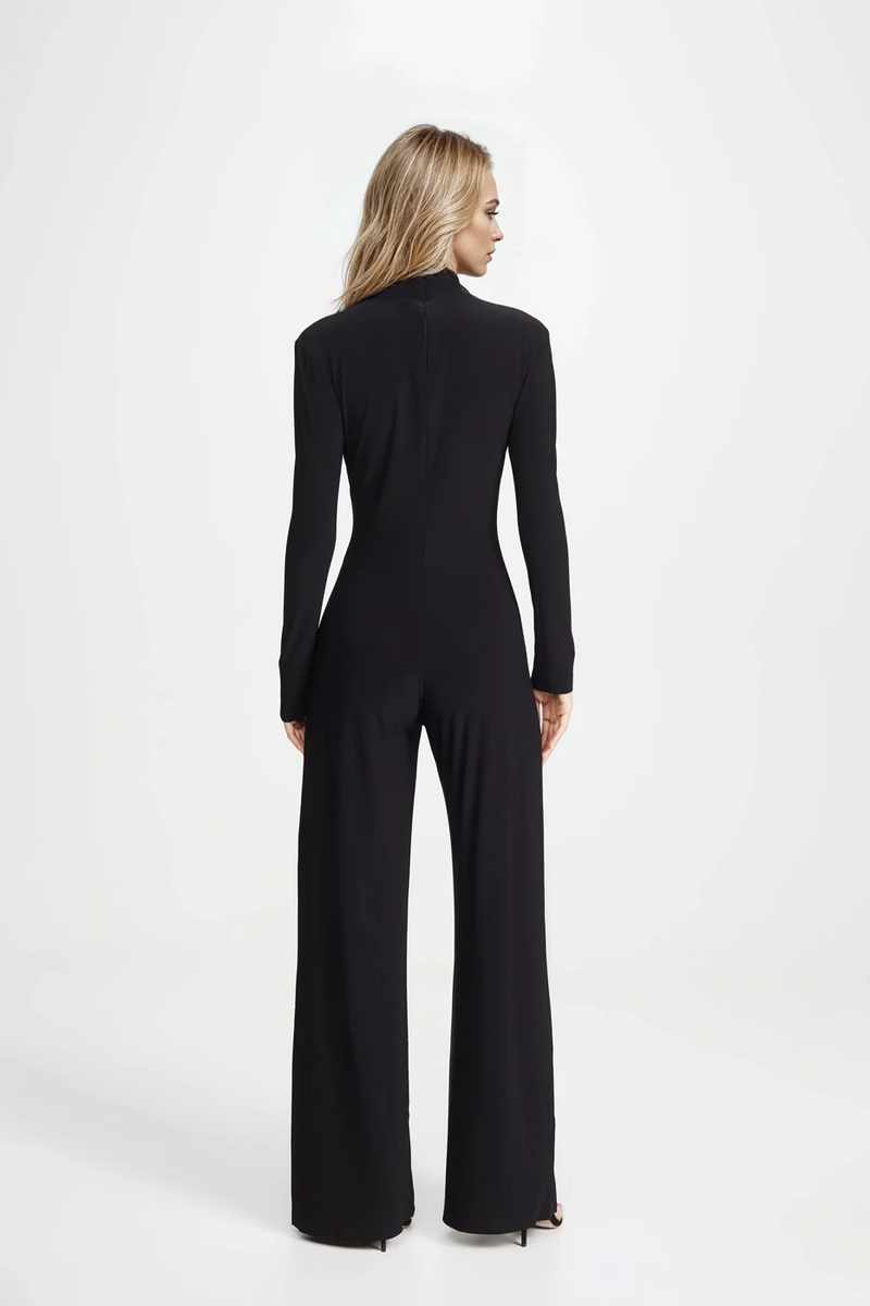 Black Jumpsuit Long Sleeve
