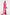 Pink one-sleeve maxi dress with scarf panel – model view