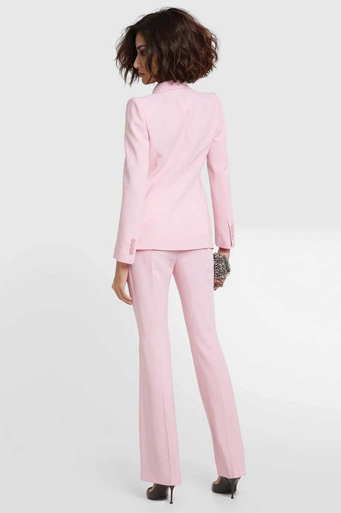 Sophisticated Sheila Pink Jacket, designed in Madrid with a polished look.