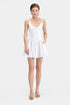 Poplin white dress A line