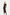 A fitted jersey midi dress in brown with a ruched bra detail.