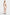 Back view of Felipe Albernaz salmon crepe mini dress – invisible zip closure