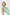 One-shoulder fitted dresses in pale mint green, designed in Madrid.
