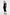 Felipe Albernaz velvet black dress front view – asymmetric neckline long sleeve fitted midi